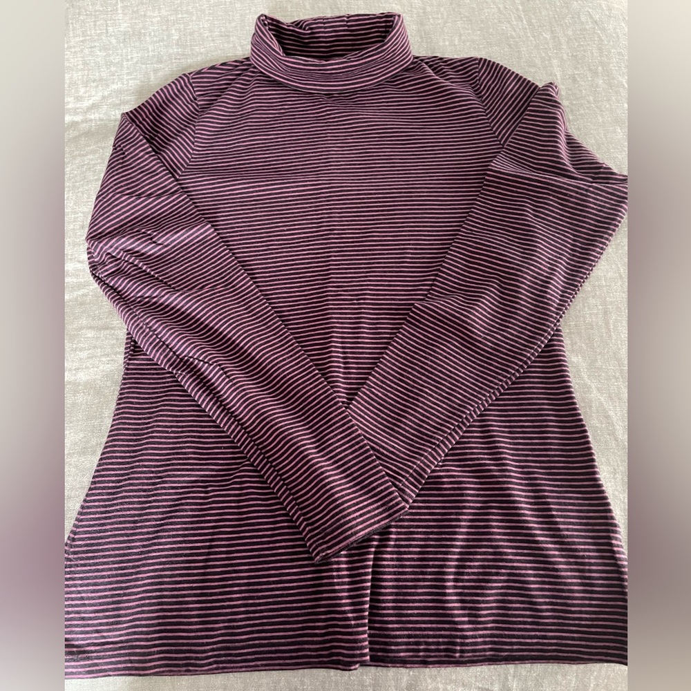 Land’s End Striped Turtleneck size Small (6-8)